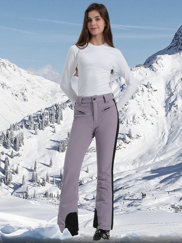 Gsou Snow Elegant High Waist Stretch Pants - Women's - Snowears- pants