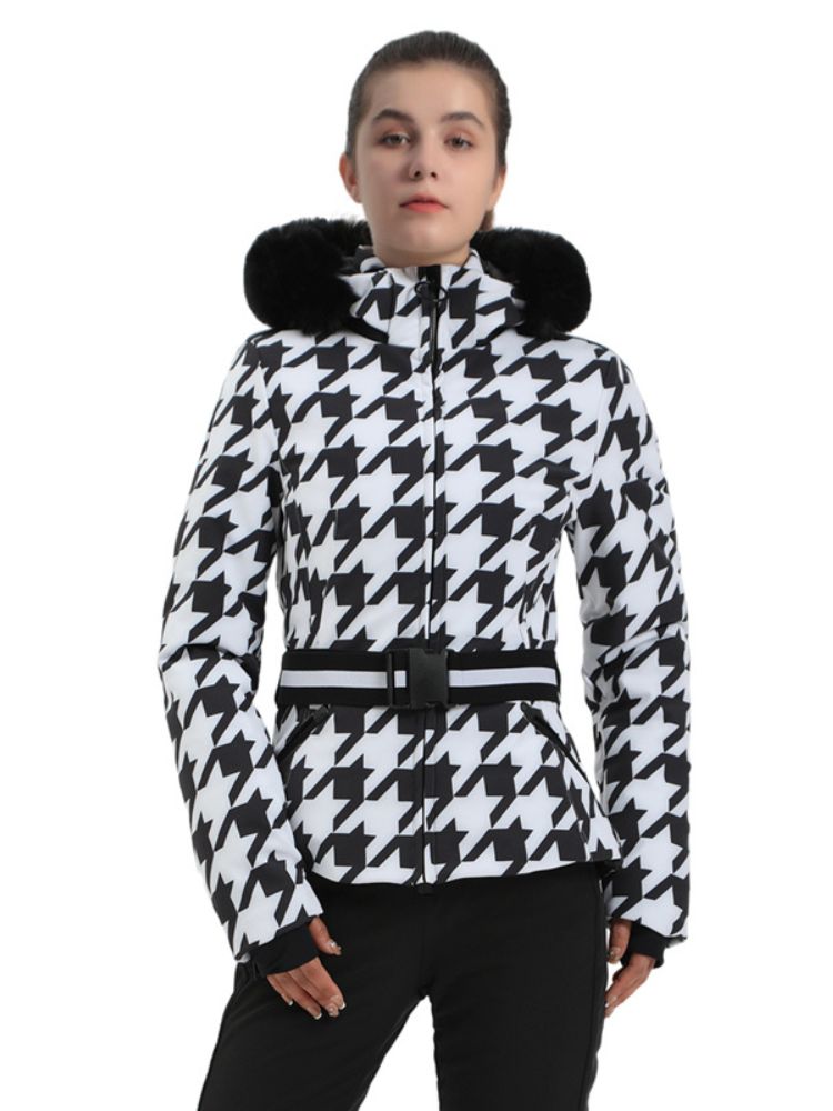 Gsou Snow Chic Insulated Down Snow Jacket - Women's White Gsou Snow | Snowears.com