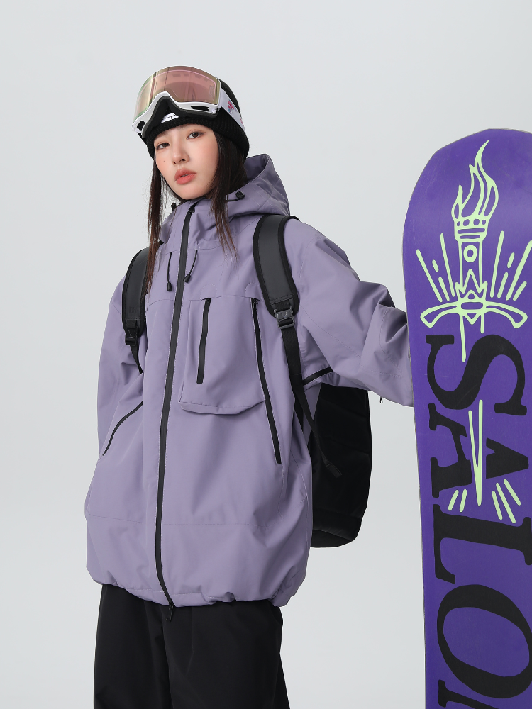 Searipe Sleek 3L Park Snow Jacket - Women's Purple Searipe | Snowears.com