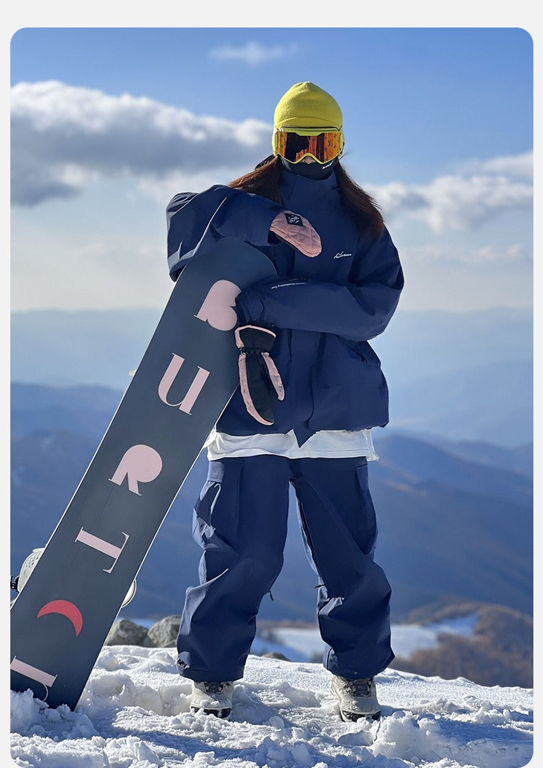 NIS 2L Solid Color Loose Jacket - Unisex - Snowears- Ski/Snowboard Jackets
