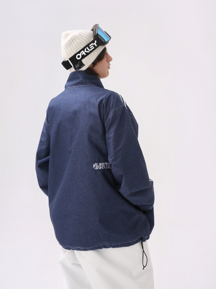 Molocoster Loose Fit Denim Snow Pullover - Men's - Snowears- Jackets