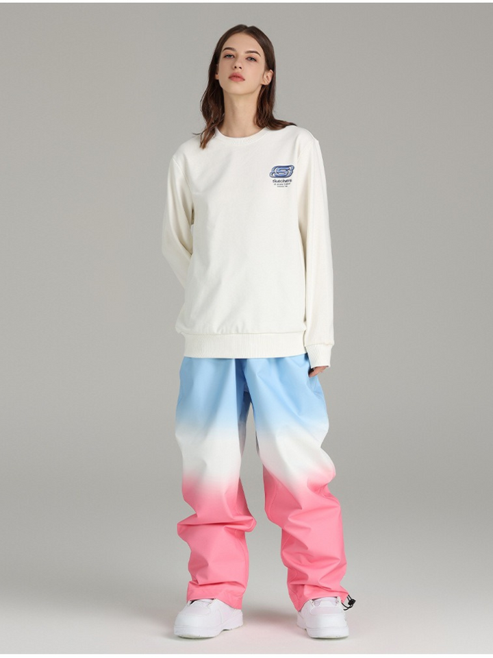 Searipe Women's Gradient Ice Cream Snow Suit - Snowears-snowboarding skiing jacket pants accessories