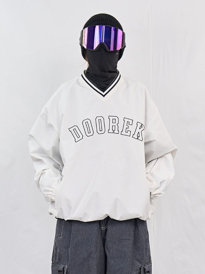 Doorek Baseball V-Neck Ski Pullover - Unisex - Snowears