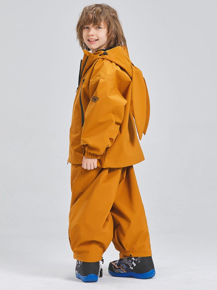 Doorek Kids Rabbit Ears Hooded Jacket - Snowears- Ski Jacket