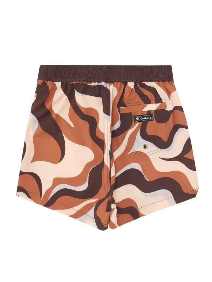 CHILLHANG Wave Print Surf Shorts - Women's - Snowears- shorts