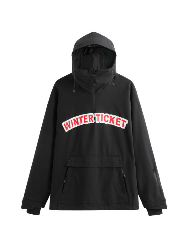 Winter Ticket 2L Urban Freestyle Pullover Jacket - Unisex - Snowears- Hoodies & Sweaters