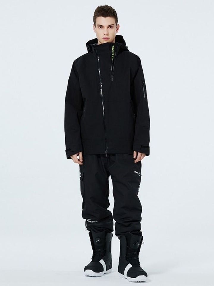 ARCTIC QUEEN Men's Insulated Dual-Zip Snow Jacket - Snowears-snowboarding skiing jacket pants accessories