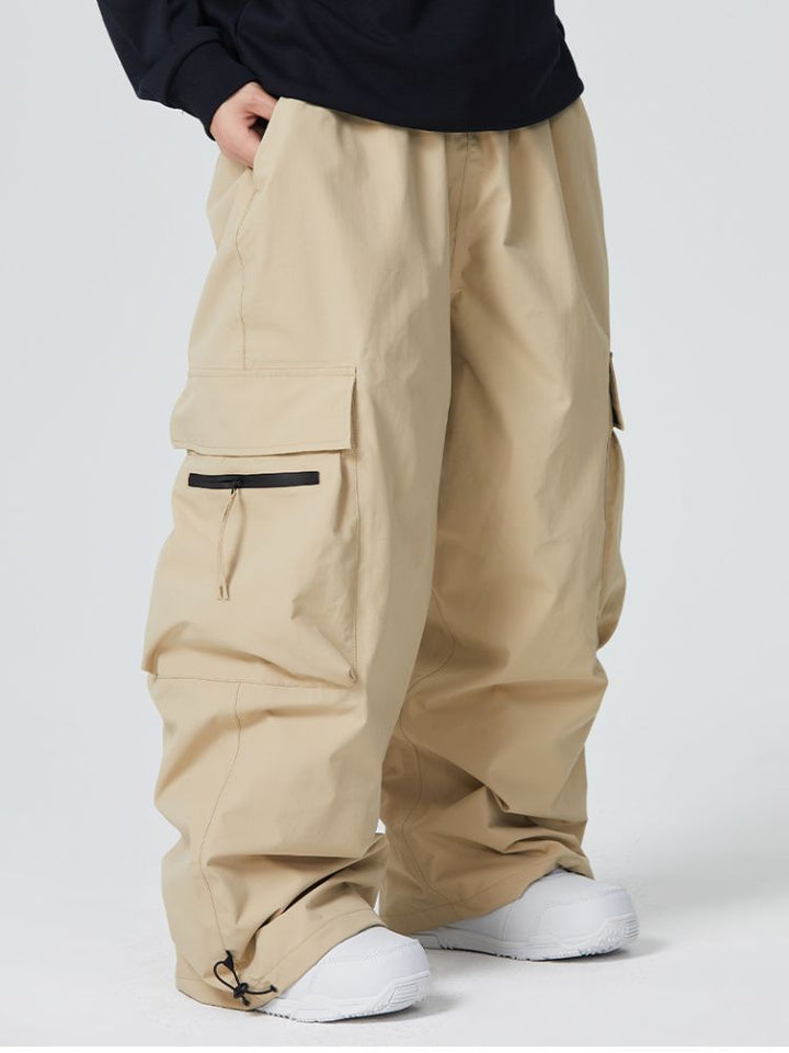Searipe Zip Pocket Baggy Cargo Snowboard Pants - Snowears-snowboarding skiing jacket pants accessories