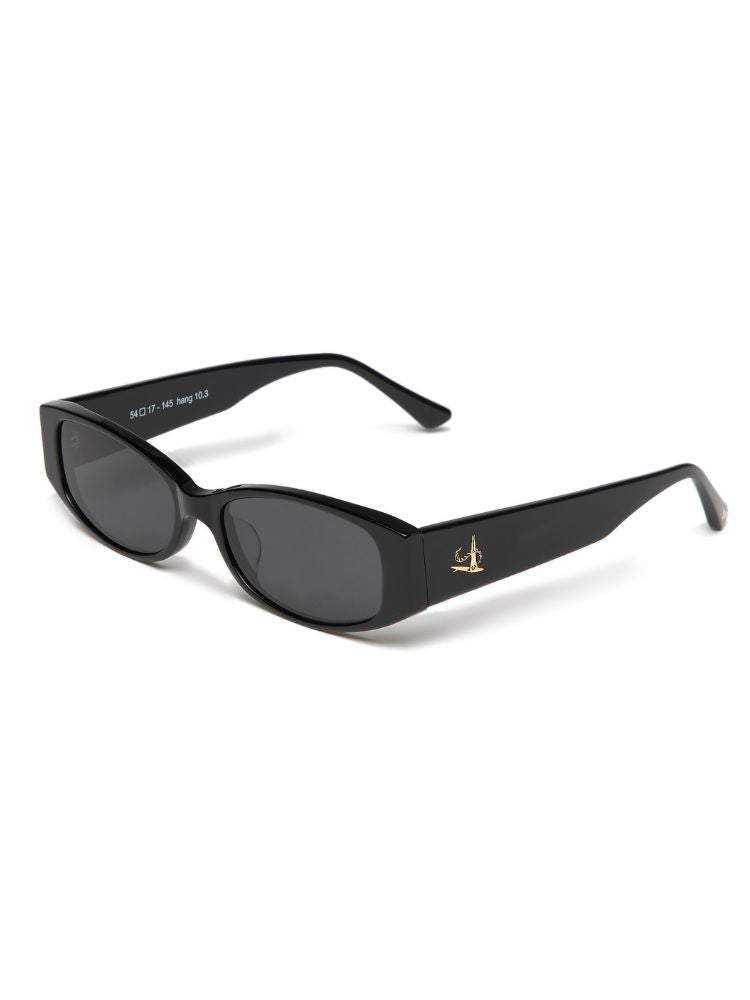 CHILLHANG Small Frame Square Beach Sunglasses - Black Frame Black ChillHang | Snowears.com