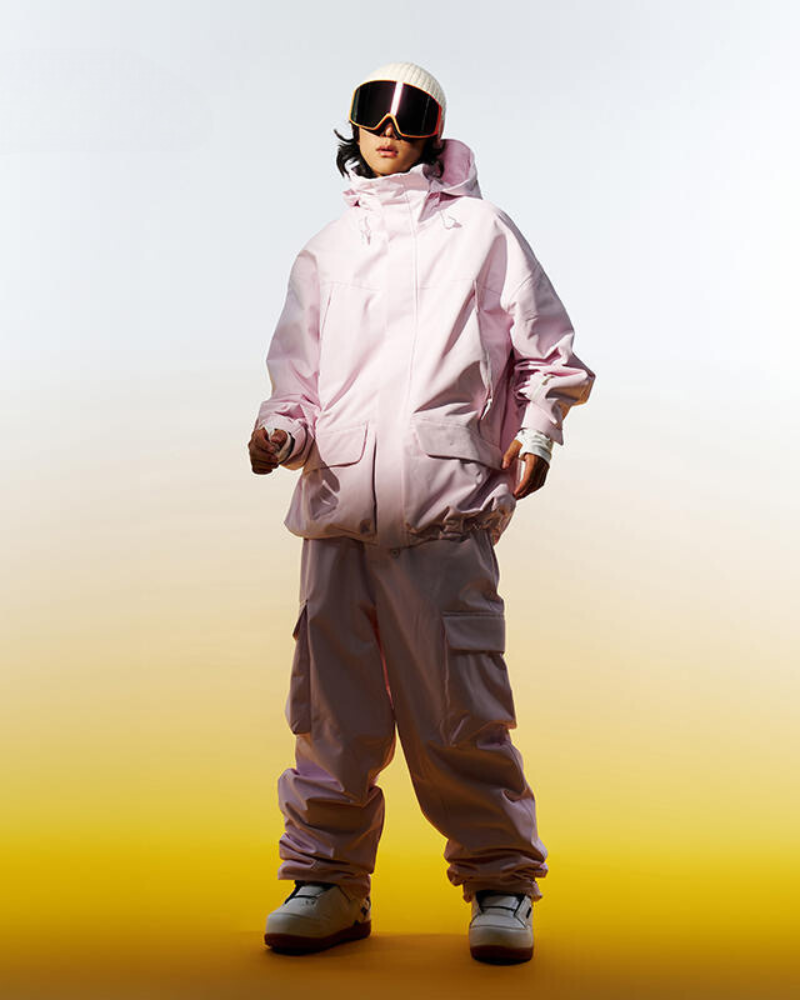NIS 2L Solid Color Loose Jacket - Unisex - Snowears- Ski/Snowboard Jackets