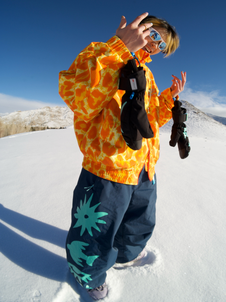 OddyEddy Violet Leopard Snow Jacket - Unisex OddyEddy | Snowears.com