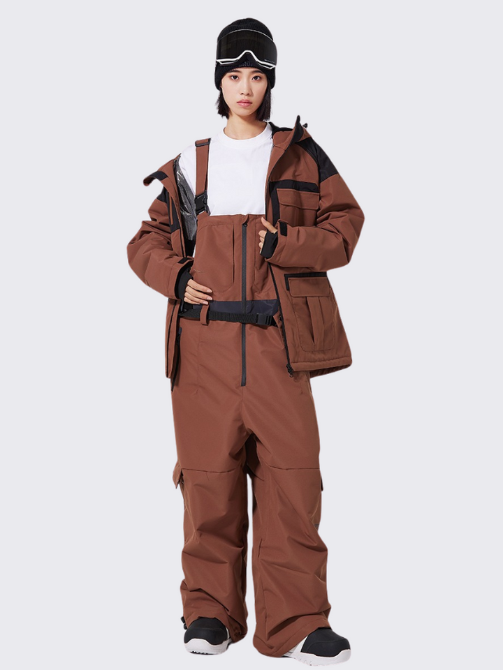 ARCTIC QUEEN Colorblock Cargo Ski Suit - Women's - Snowears- Suits