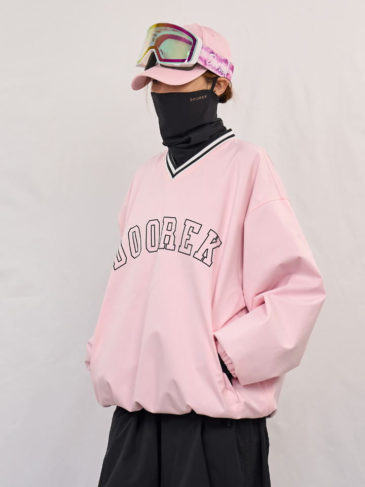Doorek Baseball V-Neck Ski Pullover - Unisex - Snowears