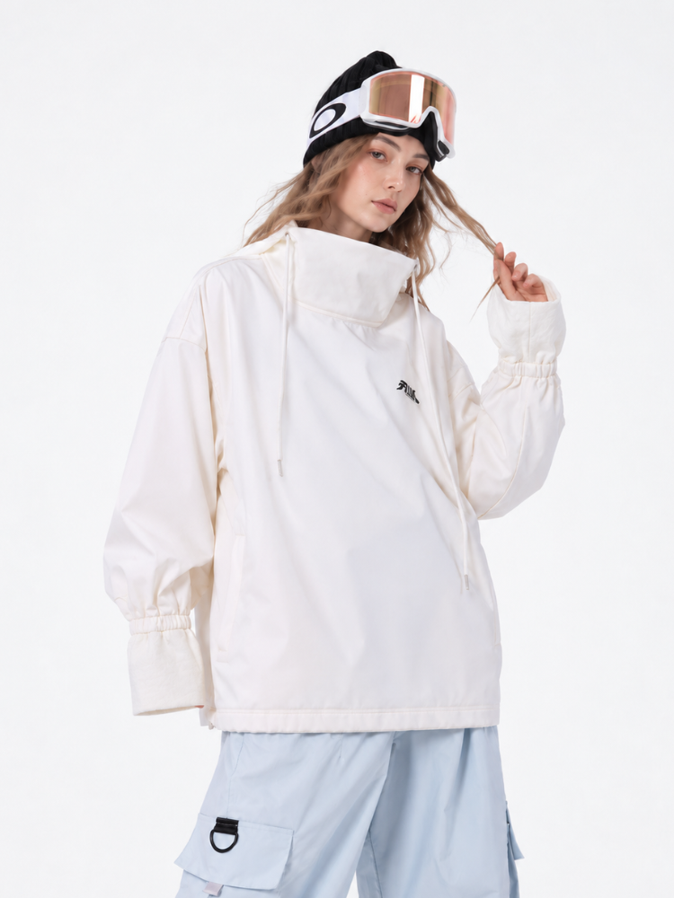 RenChill Classic Solid Color Hoodie - Women's White Renchill | Snowears.com