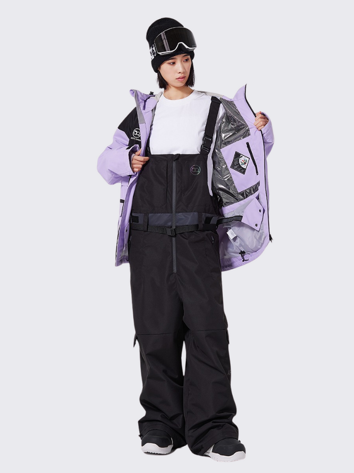 ARCTIC QUEEN Colorblock Cargo Ski Suit - Women's - Snowears- Suits