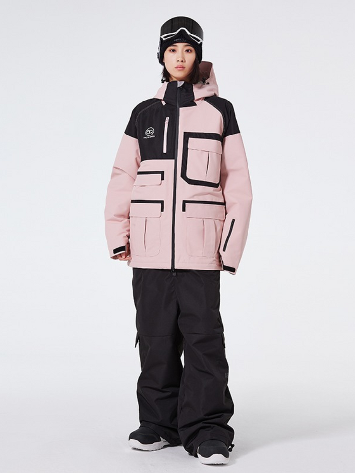 ARCTIC QUEEN Colorblock Cargo Ski Suit - Women's - Snowears- Suits