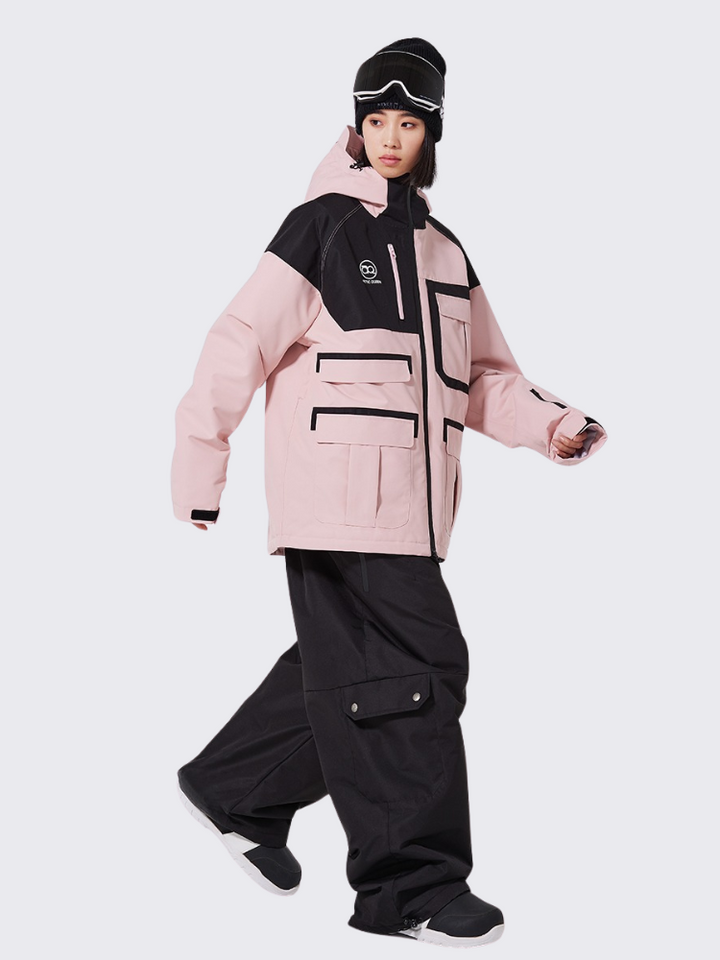 ARCTIC QUEEN Colorblock Cargo Ski Jacket - Women's - Snowears- Jacket