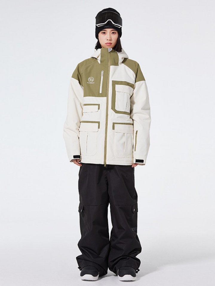 ARCTIC QUEEN Colorblock Cargo Ski Suit - Women's - Snowears- Suits