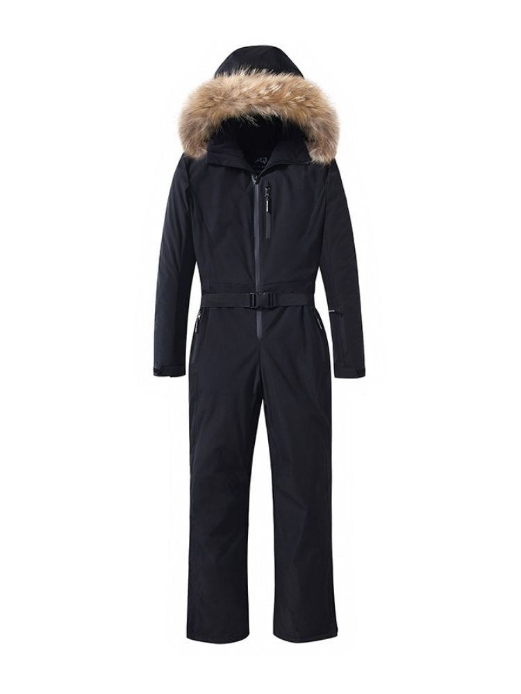 ARCTIC QUEEN Insulated Fur Hood One Piece - Women's - Snowears- One Piece