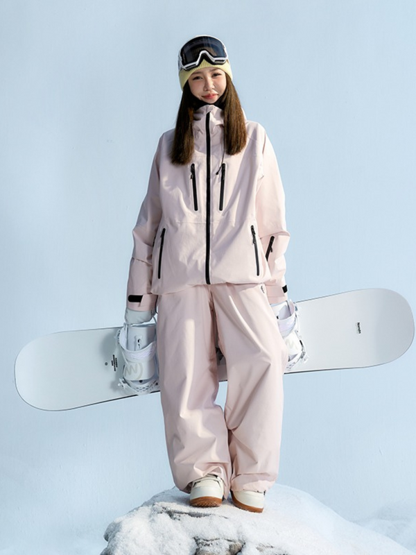 NANEND Pink 3L Winter Snow Suits - Women's - Snowears