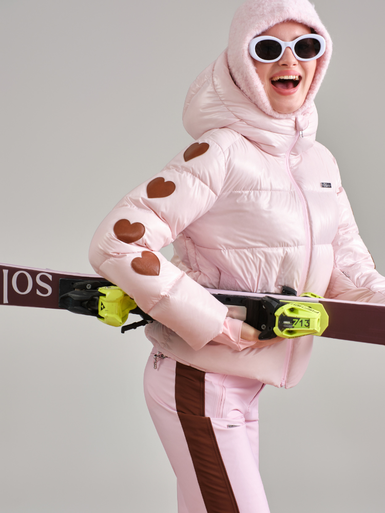 Solkee Sweet Mousse Down Ski Jacket – Women’s Light Pink Solkee | Snowears.com