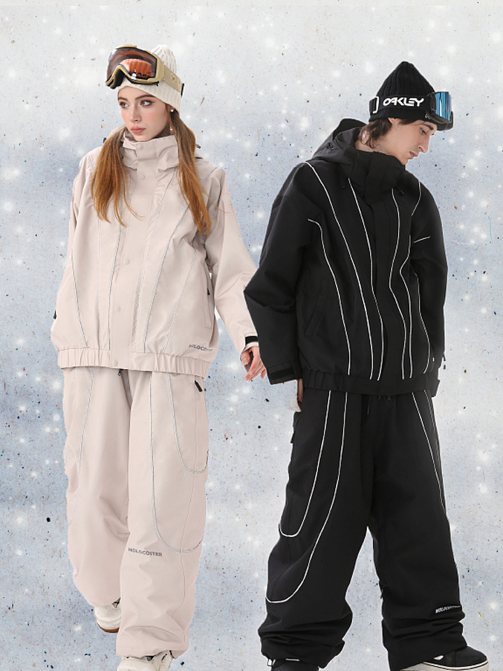 Molocoster Versatile 3L Waterproof Ski Set - Unisex - Snowears- Suits