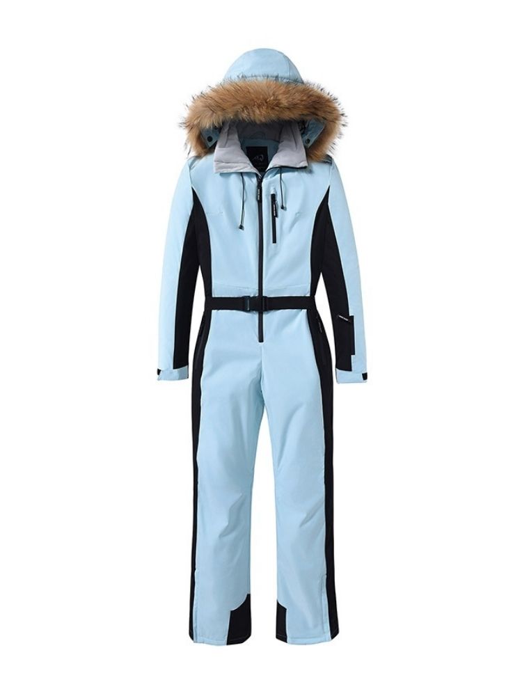 ARCTIC QUEEN Insulated Fur Hood One Piece - Women's - Snowears- One Piece