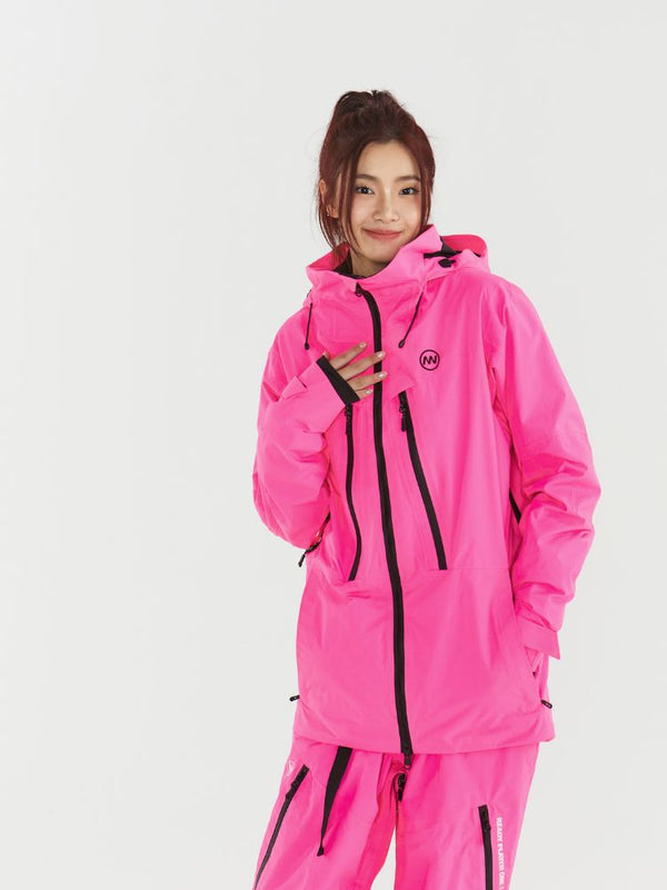 NANDN Fluorescent Ski Jacket - Snowears-snowboarding skiing jacket pants accessories