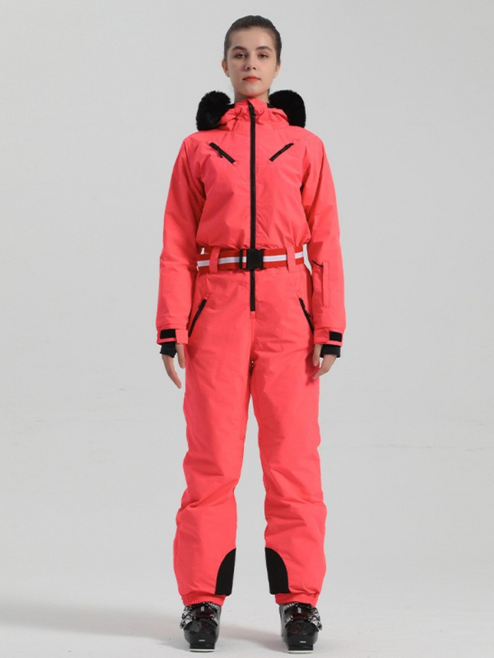 Gsou Snow Mountain Faux-Fur Ski Jumpsuit - Women's -https://detail.1688.com/offer/743164303442.html? - Snowears- One Piece