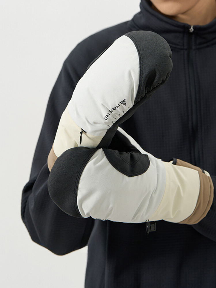 NANEND Colorblock Insulated Ski Mittens NANDN | Snowears.com