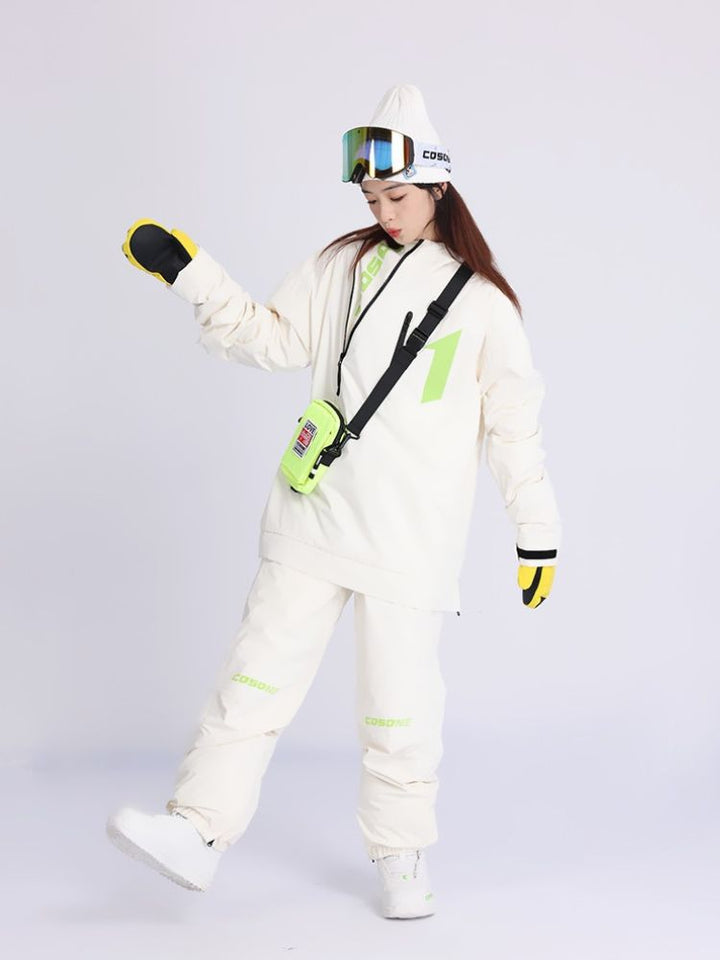 Cosone Oblique Zipper Jacket - Snowears-snowboarding skiing jacket pants accessories