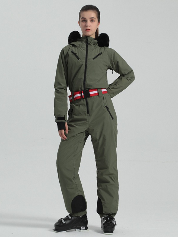 Gsou Snow Mountain Faux-Fur Ski Jumpsuit - Women's -https://detail.1688.com/offer/743164303442.html? - Snowears- One Piece