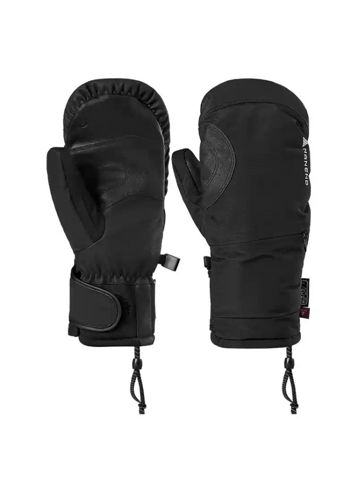 NANEND Colorblock Insulated Ski Mittens - Snowears- Gloves & Mittens