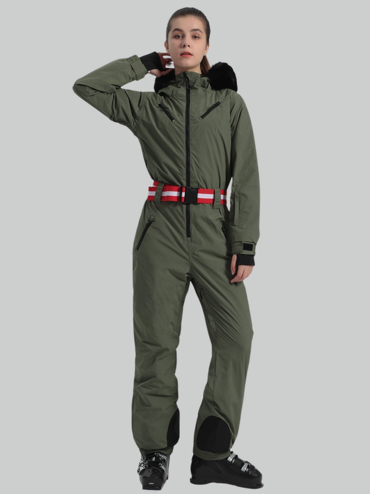 Gsou Snow Mountain Faux-Fur Ski Jumpsuit - Women's -https://detail.1688.com/offer/743164303442.html? - Snowears- One Piece