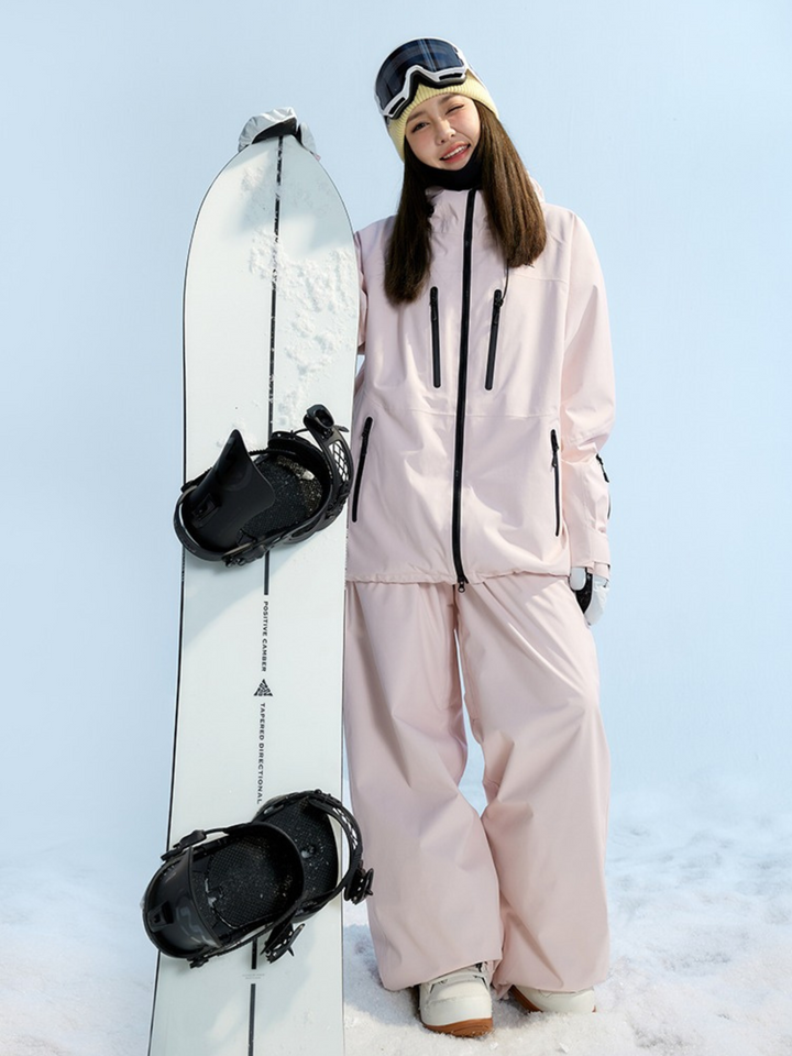 NANEND Pink 3L Winter Snow Suits - Women's - Snowears