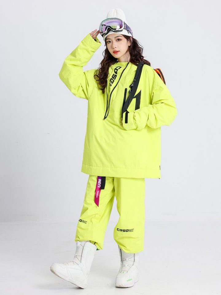 Cosone Oblique Zipper Suit - Unisex - Snowears- Suits