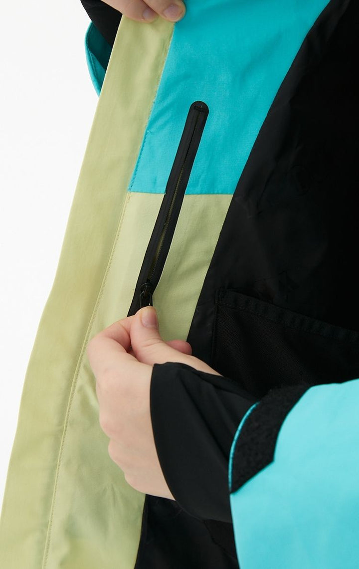 RandomPow Freestyle Mint Green RECCO® Down Jacket - Snowears-snowboarding skiing jacket pants accessories