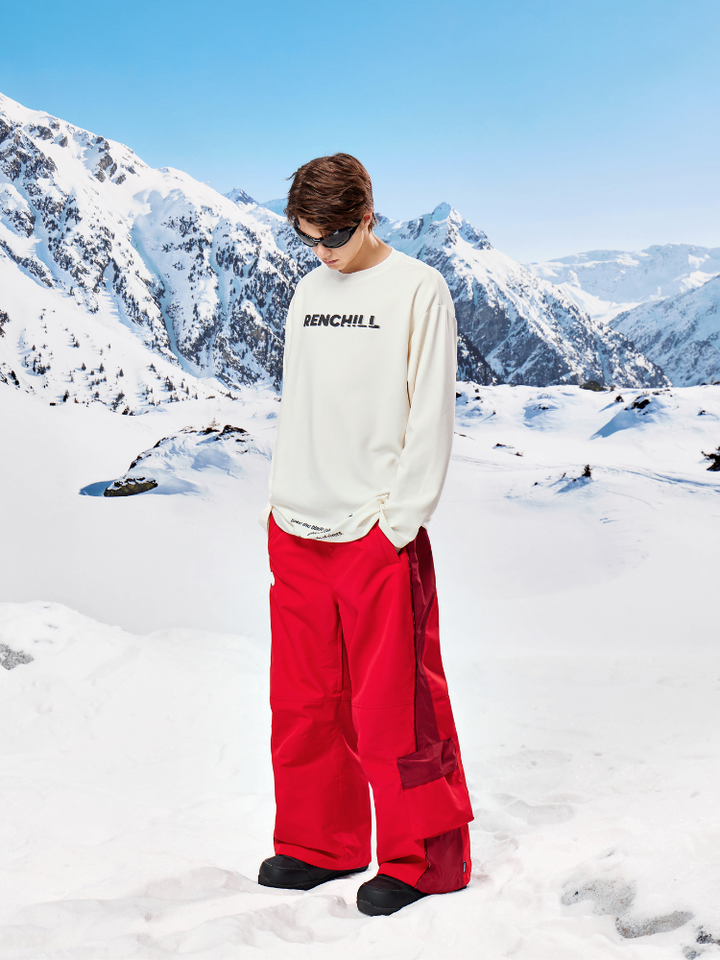 Renchill White Base Layer Sweatshirt - Men's - Snowears- Hoodies & Sweaters