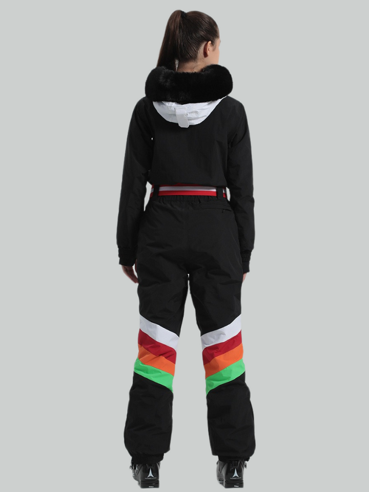 Gsou Snow Luxury Color Block Jumpsuit - Women's -https://detail.1688.com/offer/742939911001.html? - Snowears- One Piece