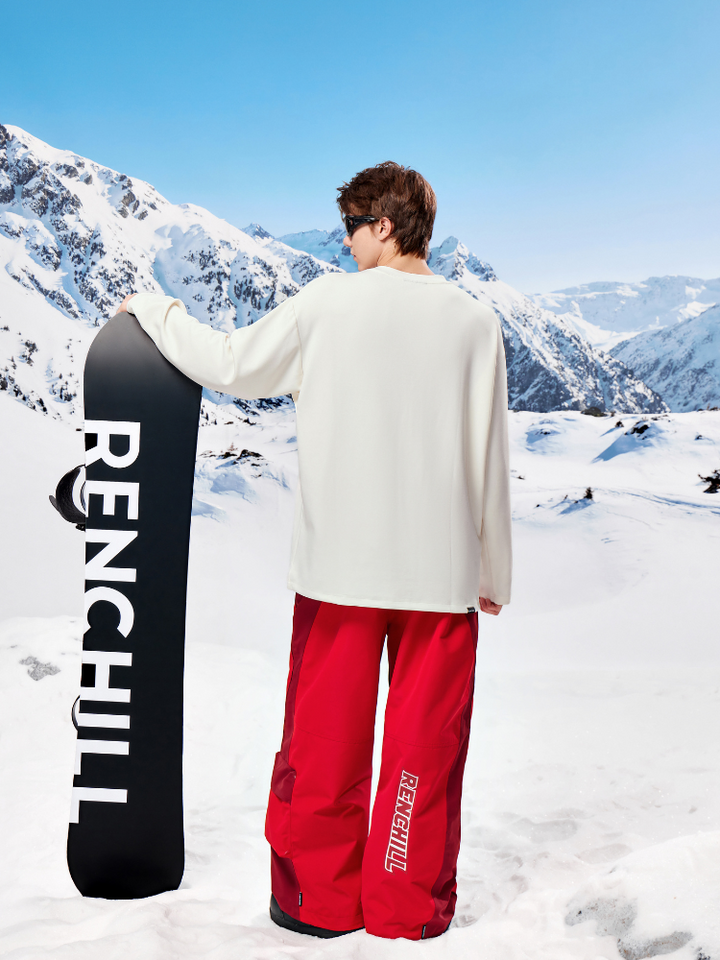 Renchill White Base Layer Sweatshirt - Men's - Snowears- Hoodies & Sweaters