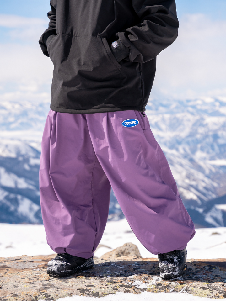 Doorek Super Baggy Snow Pants Unisex Purple