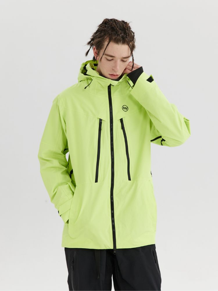 Fluorescent ski jacket best sale