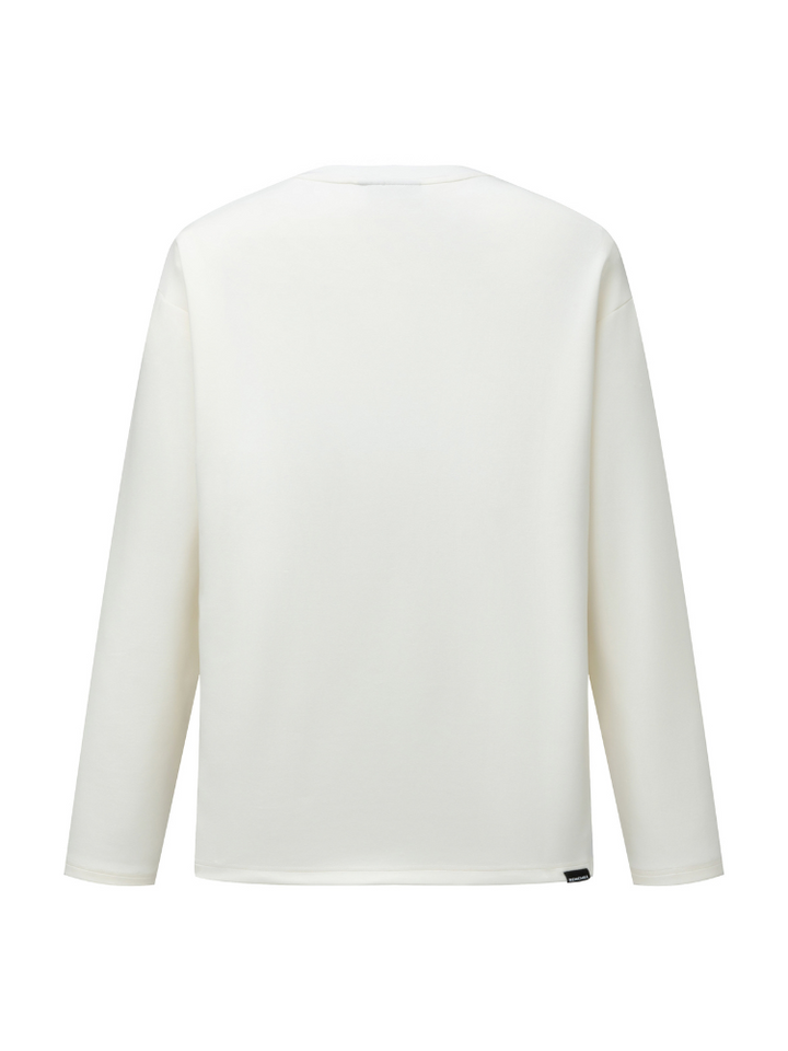 Renchill White Base Layer Sweatshirt - Women's - Snowears- Hoodies & Sweaters