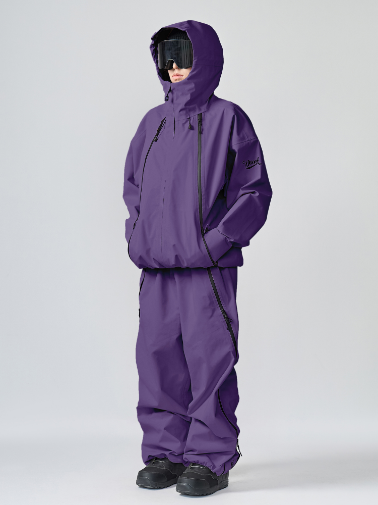 Doorek GlideFlow Shell Baggy Ski Jacket - Unisex - Snowears- Shell Jacket