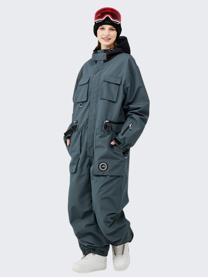 ARCTIC QUEEN Loose Fit Insulated Snow Jumpsuit - Unisex - Snowears- jumpsuit