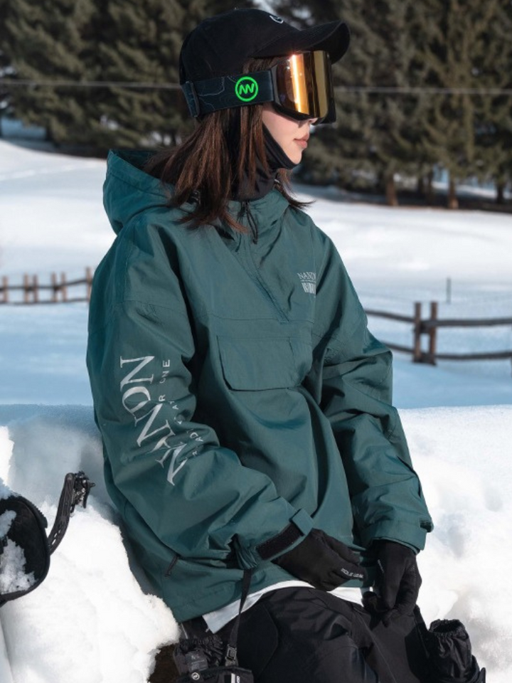 NANDN Outerwear Ski Pullover Shell Jacket - Women's - Snowears- Jackets