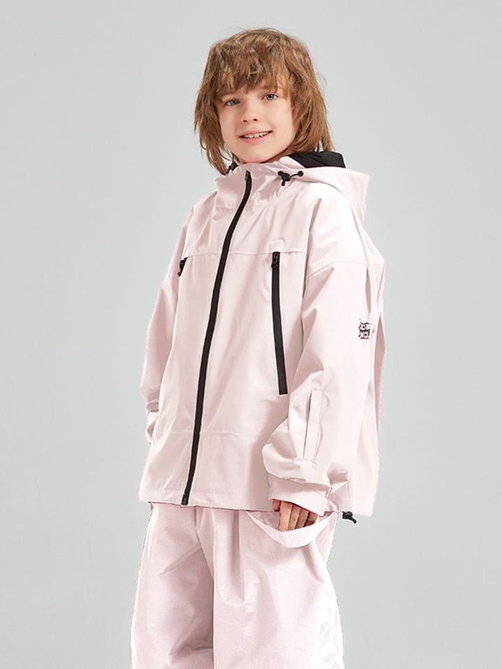 Doorek Removable Rabbit Hooded Snow Suits - Snowears-snowboarding skiing jacket pants accessories
