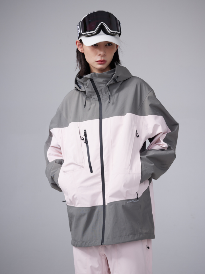 RandomPow Pink 3L Pro Backcountry Snow Jacket - Unisex - Snowears- Jacket