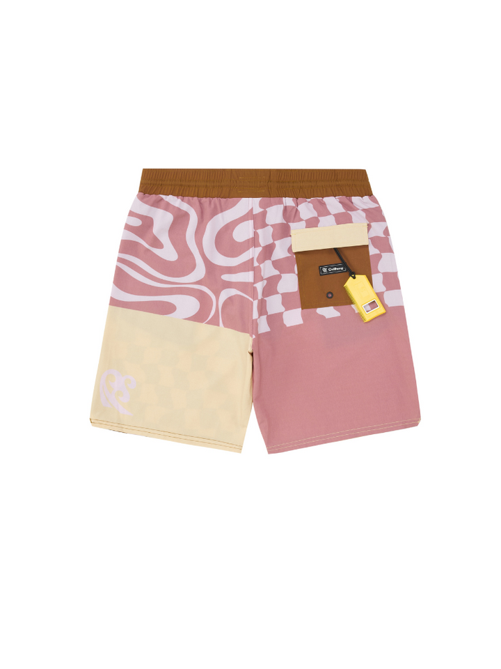 CHILLHANG Retro Wave Plaid Board Shorts - Men's - Snowears- shorts