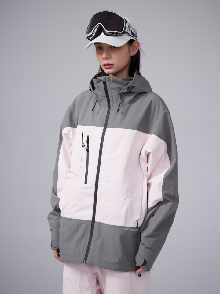 RandomPow Pink 3L Pro Backcountry Snow Jacket - Unisex - Snowears- Jacket